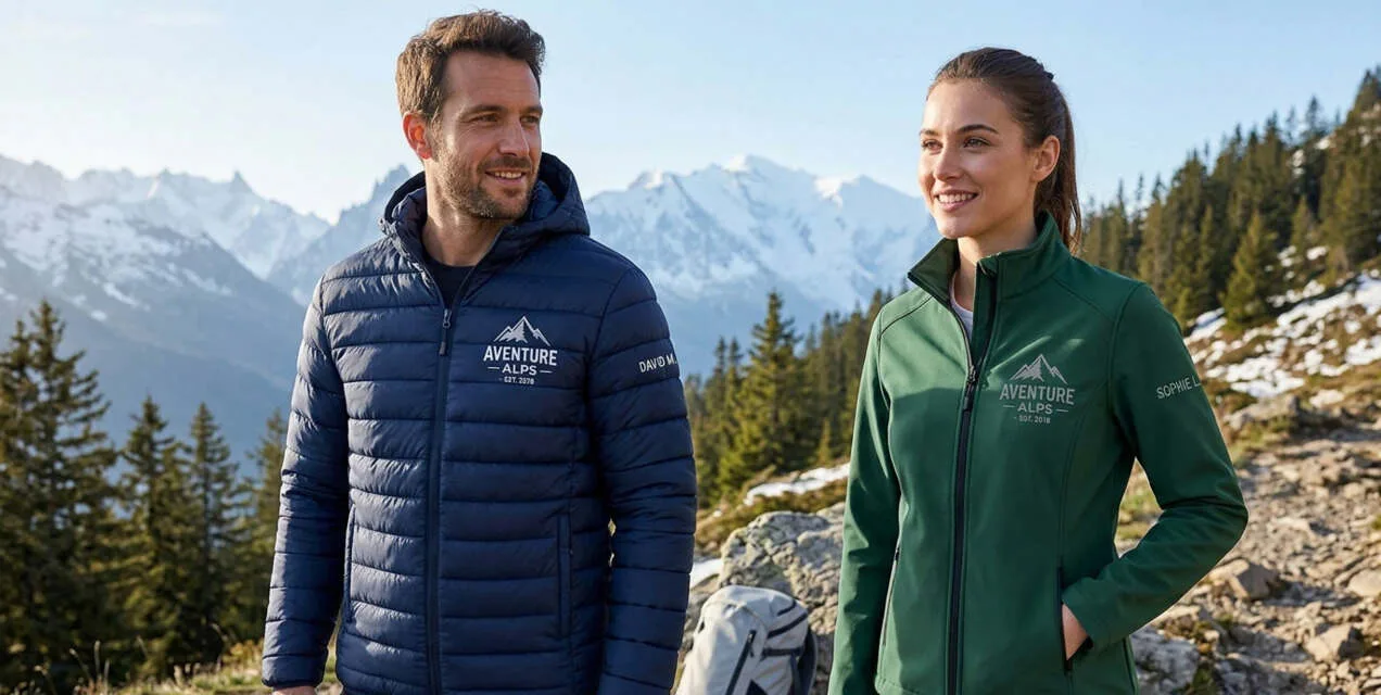 Doudoune & Softshell personnalisés